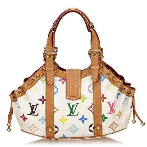 vintage louis vuitton white handbags.